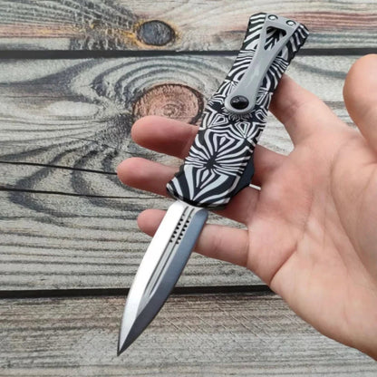 Spider Pattern Automatic Knife