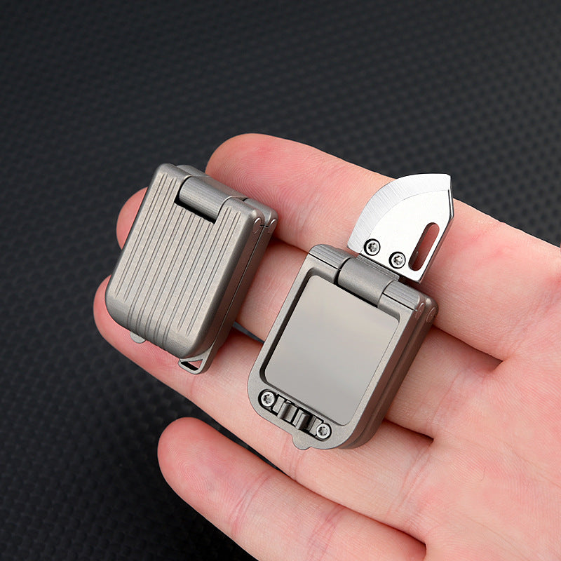 Titanium Mini Luggage Pocket Knife