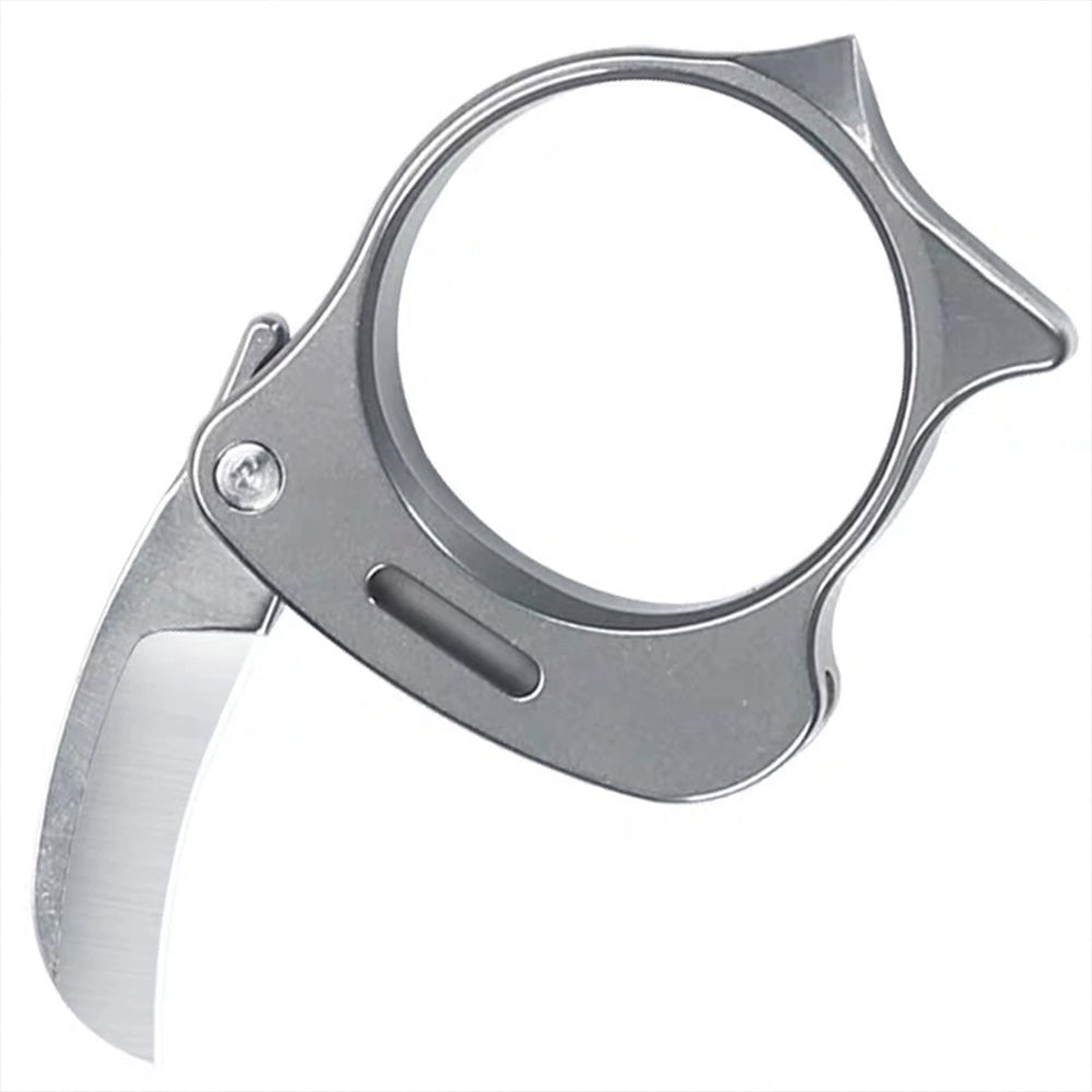 Zyac Titanium Alloy Ring Knife