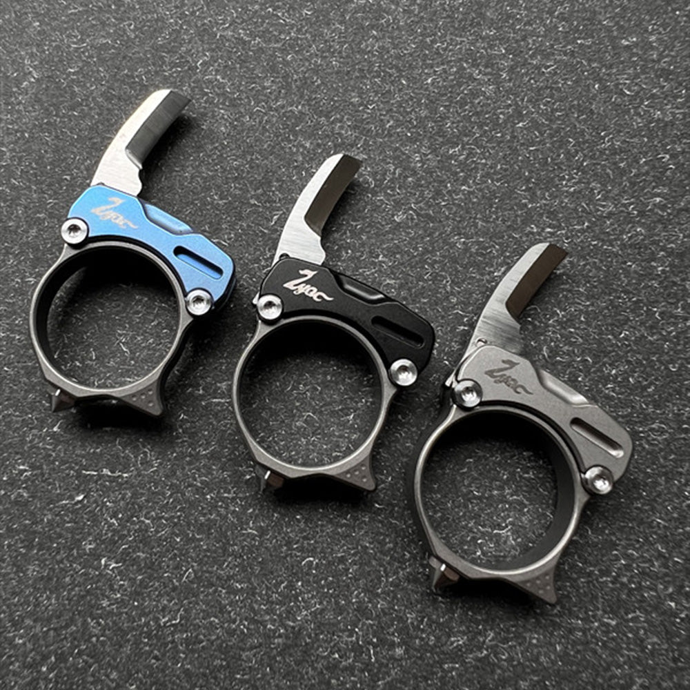 Zyac Titanium Alloy Ring Knife