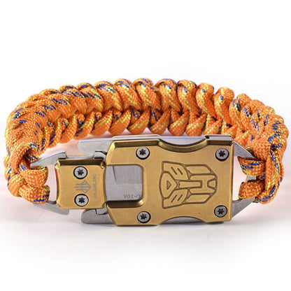 Outdoor Self-Help Self-Defense Hidden Bracelet Knife Transformers Pattern