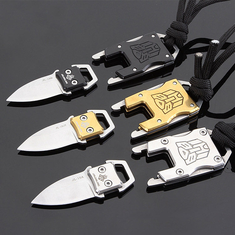 Outdoor Self-Help Self-Defense Hidden Bracelet Knife Transformers Pattern