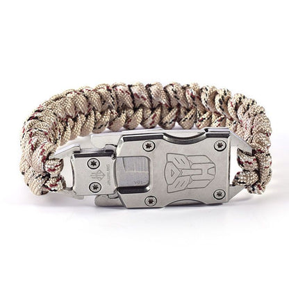 Outdoor Self-Help Self-Defense Hidden Bracelet Knife Transformers Pattern