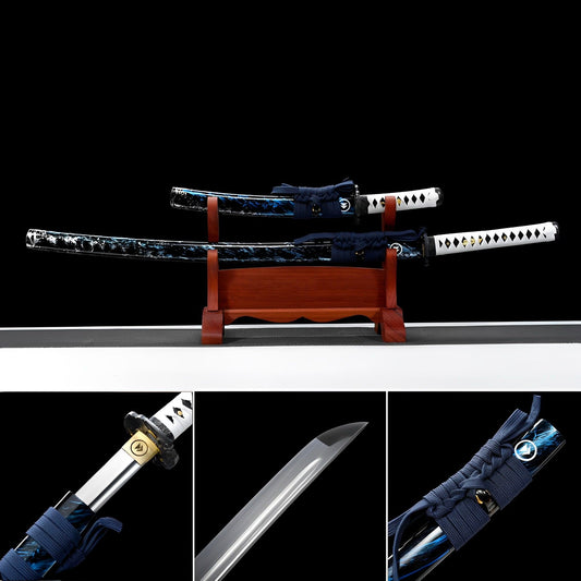 Hand Forged Anime Katana Ghost of Tsushima 9260 Spring Steel Reproduction