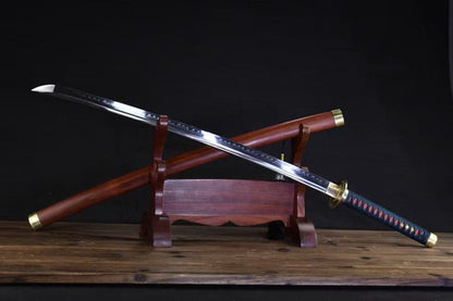 Hand Forged Japanese Samurai Katana Bill T10 Turns the soil to burn blade Fine grinding