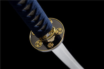 Hand Forged Japanese Samurai Katana Buddha 9260 Spring Steel Bend 90 degrees without deformation