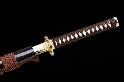 Hand Forged Japanese Samurai Katana Flying clouds T10 Carbon steel Full Tang