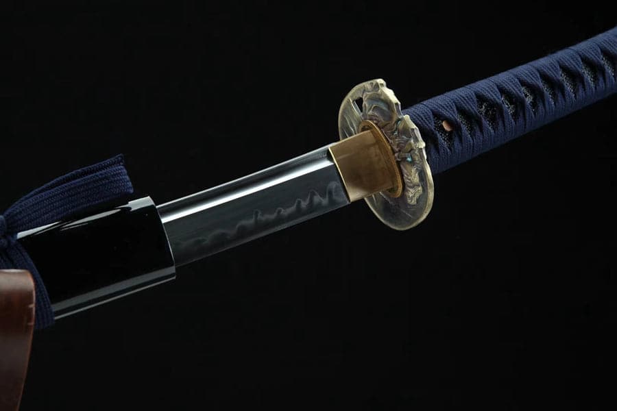 Hand Forged Japanese Samurai Katana Skeleton Specialty steel Turns the soil to burn blade fine grinding