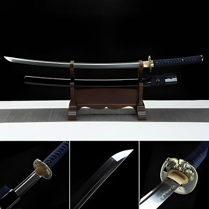 Hand Forged Japanese Samurai Katana Skeleton Specialty steel Turns the soil to burn blade fine grinding