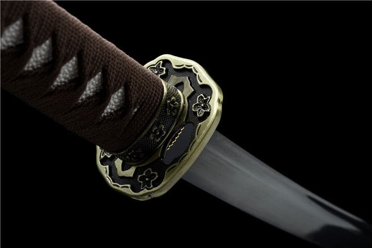 Handmade Japanese Tachi Odachi Dark Shadow High Carbon Steel Blackened blades