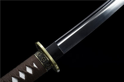 Handmade Japanese Tachi Odachi Dark Shadow High Carbon Steel Blackened blades