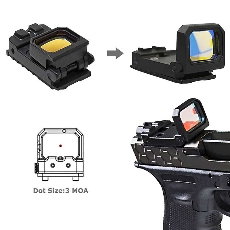 Folding Holographic Reflective Red Dot Sight